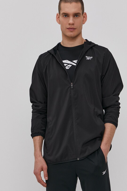 Reebok geaca sport FP9172 cu captuseala negru FP9172