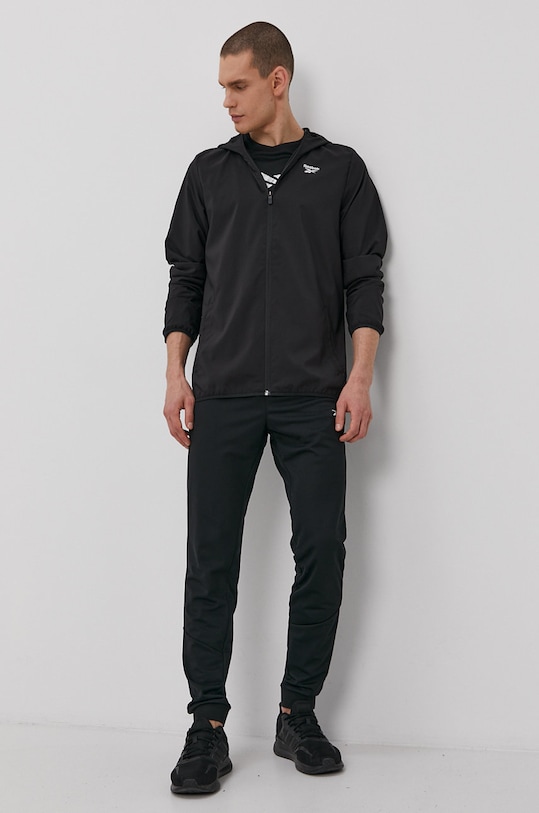 Reebok kurtka sportowa ID TRAIN FP9172 czarny AW21