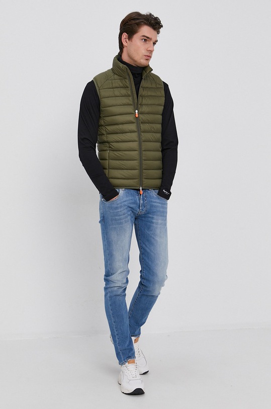 Save The Duck bezrękawnik D82410M.GIGA13 zielony AW21