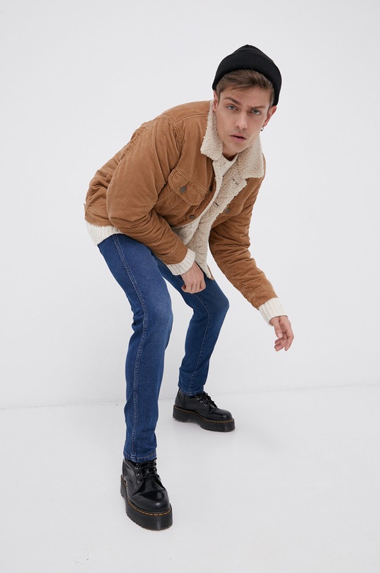 Lee Kurtka sztruksowa L87AQE78 brązowy AW21
