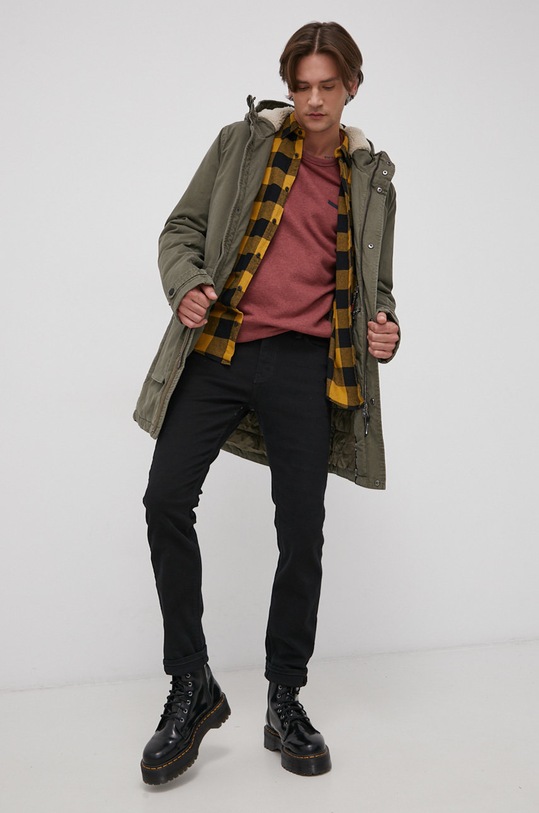 Mustang Parka 1011575.6529 zielony AW21