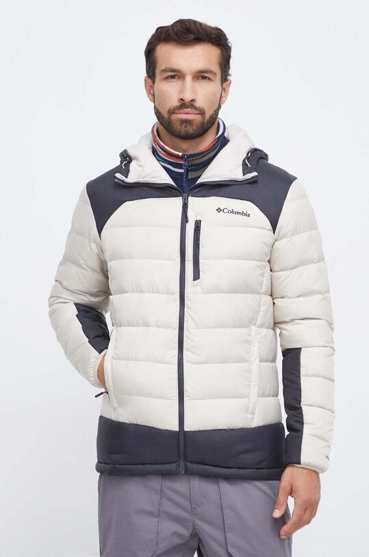 Columbia piumino transitorio beige 1930241