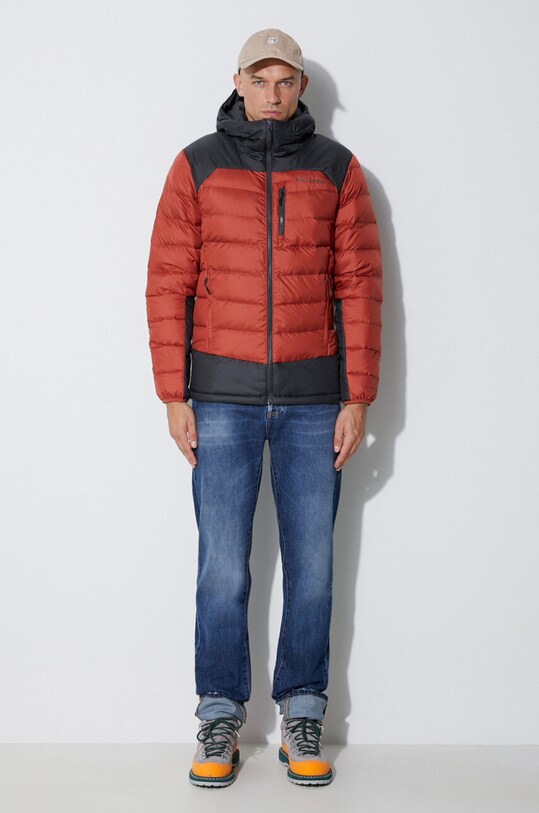 Пухено яке Columbia M Autumn Park Down Hoode 1930241 червен AW23