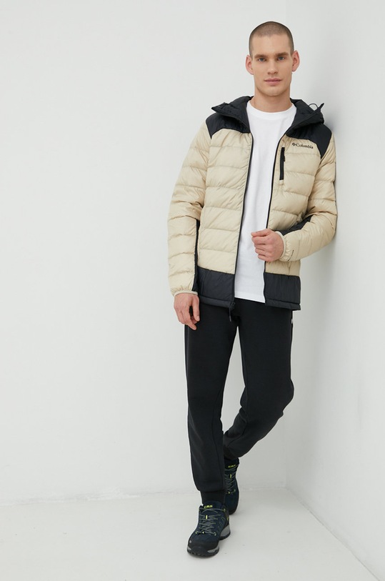 Columbia geacă de puf M Autumn Park Down Hooded Jacket 1930241 bej AW23