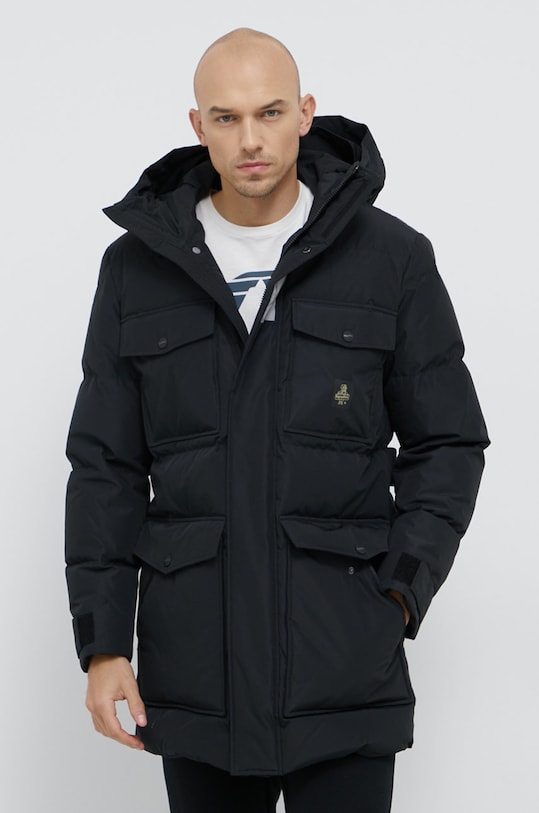 RefrigiWear kurtka puchowa pozostałe czarny G09300.XT0055