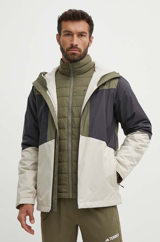 Outdoorová bunda Columbia Wallowa Park Interchange přechodné zelená 1957031