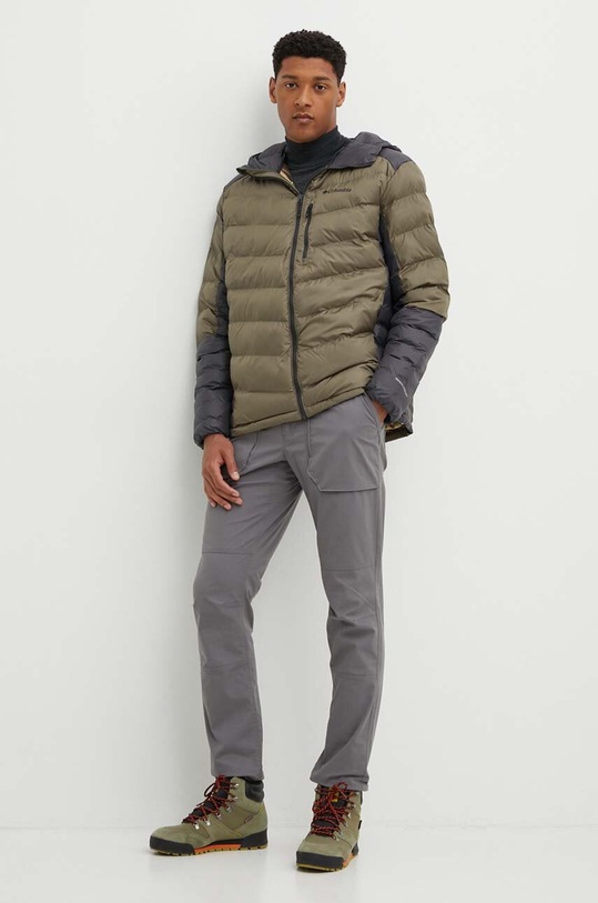 Columbia kurtka sportowa Labyrinth Loop Hooded Ja 1957343 zielony AW23