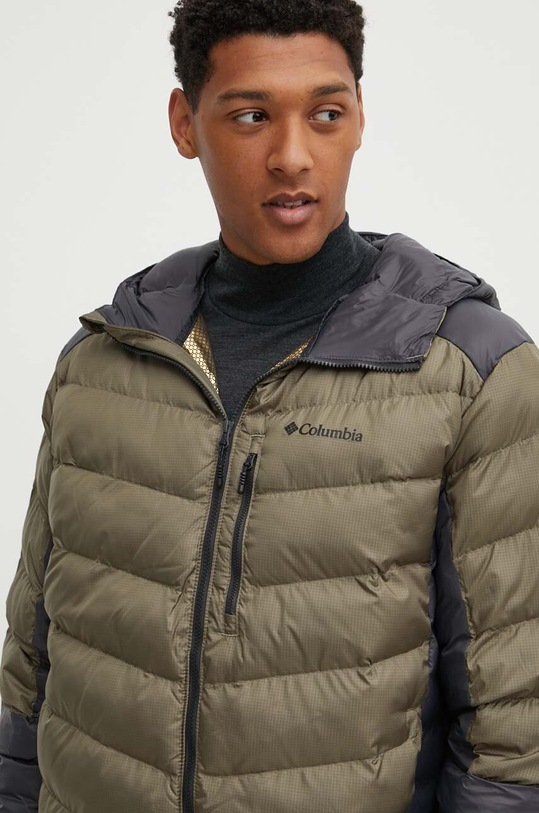 Columbia kurtka sportowa Labyrinth Loop Hooded Ja zielony 1957343