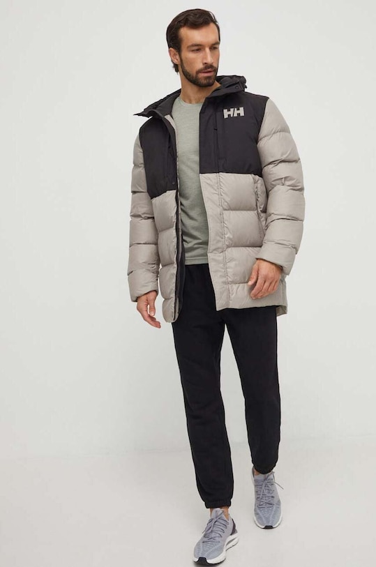 Športová bunda Helly Hansen ACTIVE PUFFY LONG JACKET 53522 béžová AW25