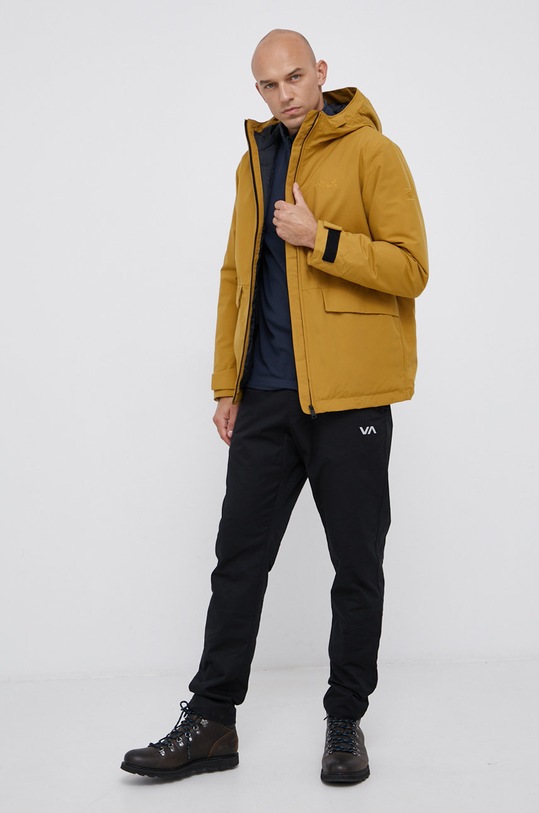 Bunda Jack Wolfskin přechodné žlutá 1114401