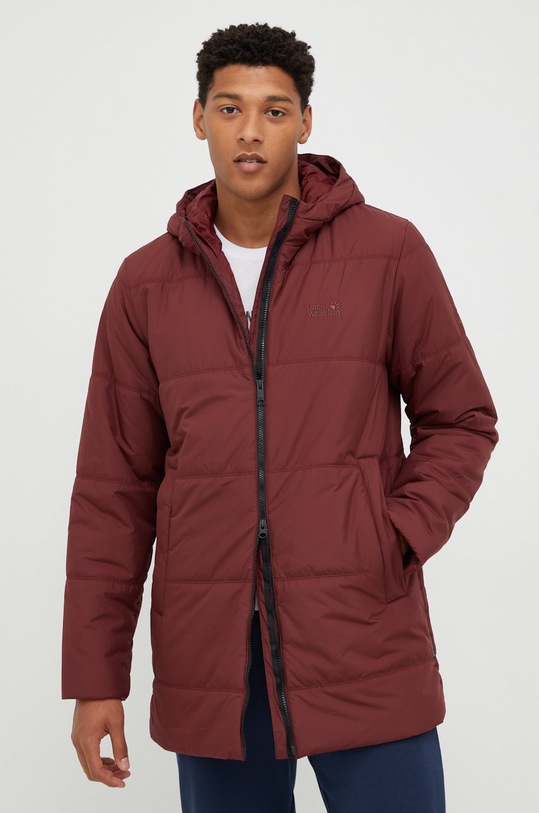 Jack Wolfskin geaca sport cu captuseala burgundia 1206381