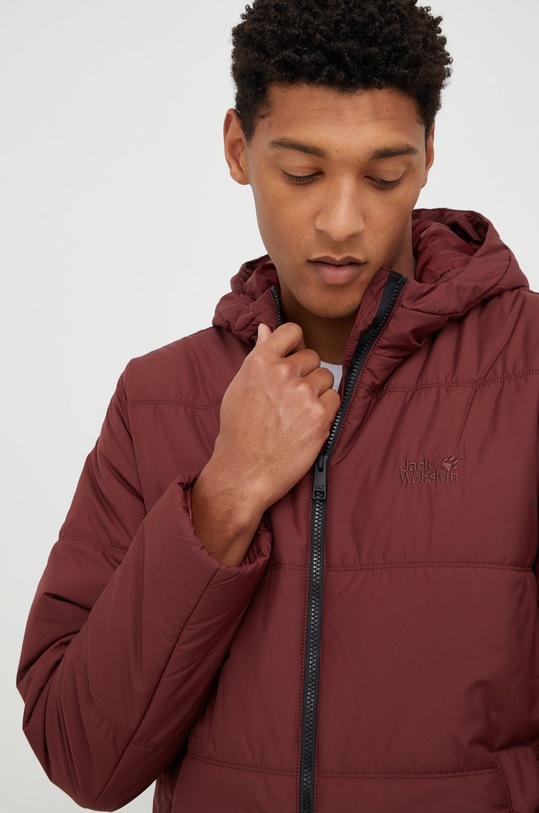 Sportovní bunda Jack Wolfskin burgundské 1206381