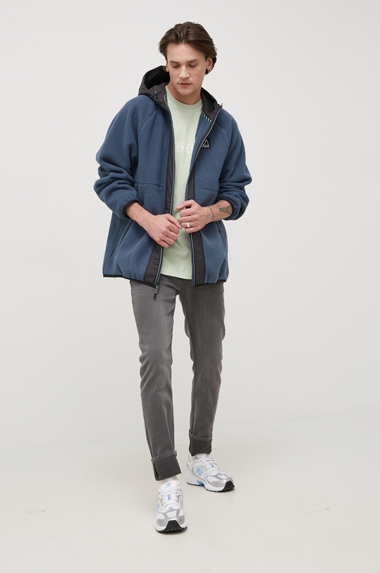 Bunda New Balance MJ13506DOG modrá AW21