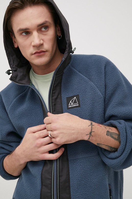 Bunda New Balance modrá MJ13506DOG