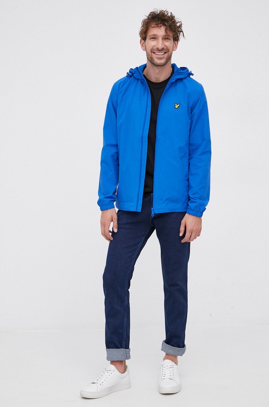 Lyle & Scott - Kurtka JK464V.W489 niebieski AW21