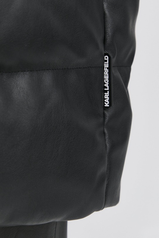 Μπουφάν με επένδυση από πούπουλα Karl Lagerfeld μαύρο 216W1582