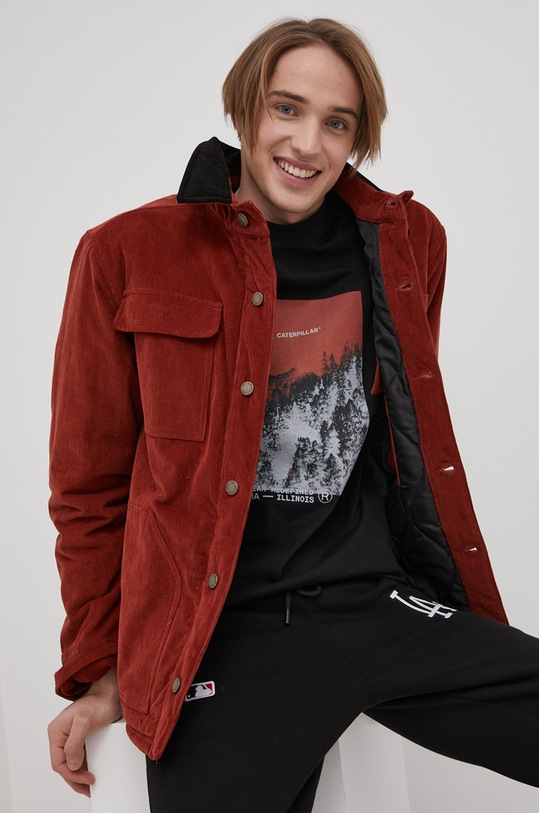 CAT Footwear Kurtka sztruksowa 2310642.12406 brązowy AW21