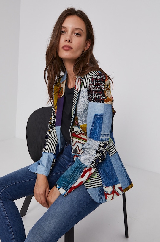 Desigual Sacou cu captuseala multicolor 21WWEWAS