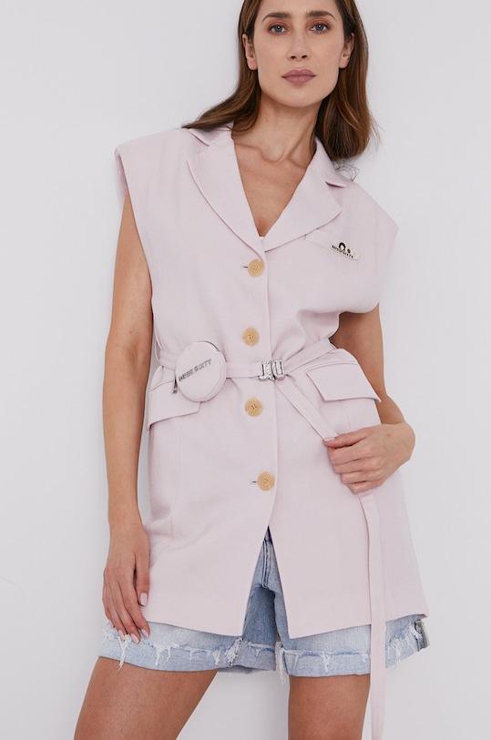 Miss Sixty Kamizelka tkanina różowy 6N2WJ0250000