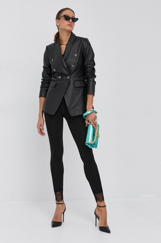 Marciano Guess Marynarka skórzana 1BGN02.9442Z czarny AW21