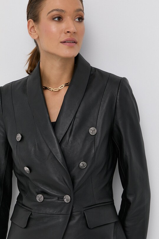 Marciano Guess Marynarka skórzana czarny 1BGN02.9442Z