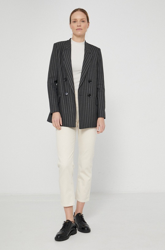 Sisley Marynarka tkanina szary 2MEY525N7.911