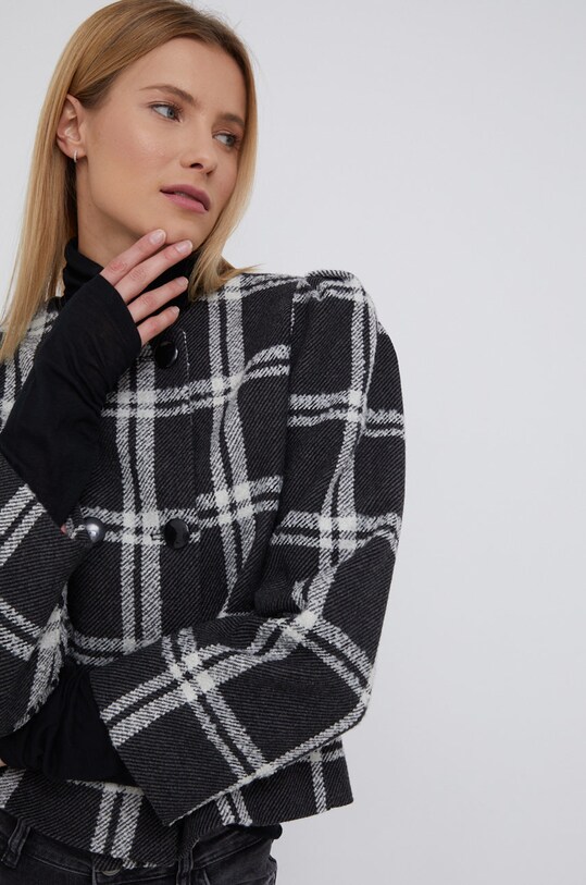 Sisley Marynarka z domieszką wełny czarny 28L5525K6.911