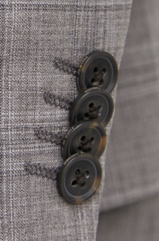 Tiger Of Sweden Marynarka z domieszką wełny T70361001 szary