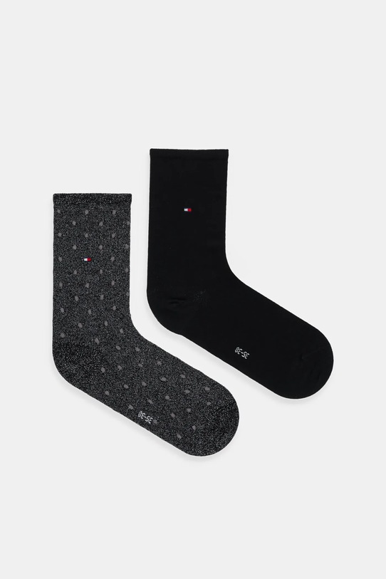 Tommy Hilfiger skarpetki 2-pack wzorzyste czarny 100001493.