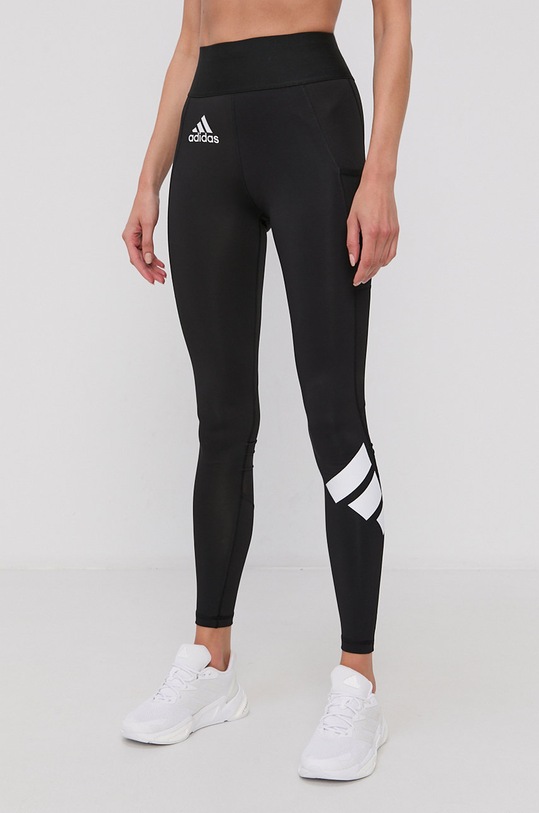 adidas Performance Legginsy GR8046 GR8046 czarny AW21