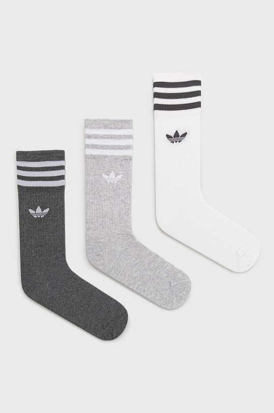 adidas Originals Skarpetki (3-pack) H62021 skarpetki długie szary H62021