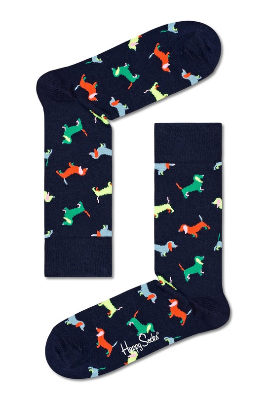 Happy Socks Skarpetki Puppy Love skarpetki długie fioletowy PUL01.6500