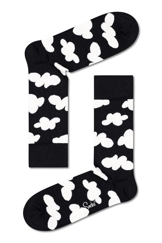 Čarape Happy Socks Black And White (4-Pack) šarena XBWH09.9100