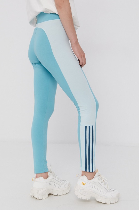Oblečenie Legíny adidas GS6326 GS6326 tyrkysová
