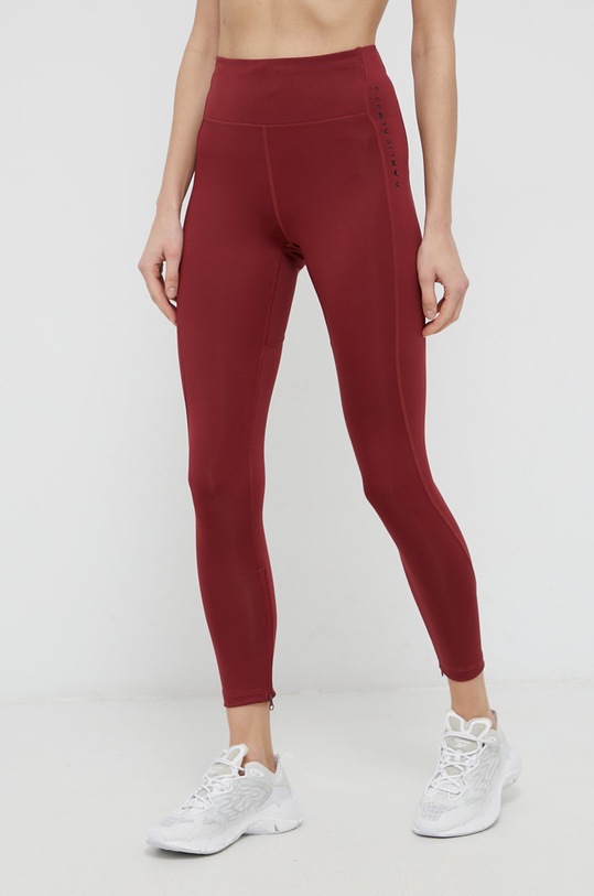 Legíny adidas Performance x Karlie Kloss GQ8843 pletenina burgundské GQ8843