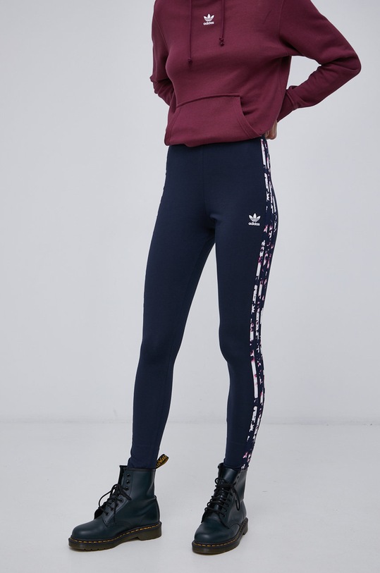 adidas Originals Legginsy H20405 H20405 granatowy AW21