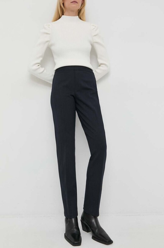 Spanx legginsy modelujące z elastanem granatowy 20254R