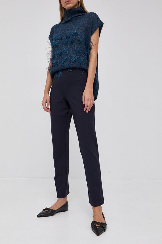 Spanx Legginsy modelujące z elastanem granatowy 20254R