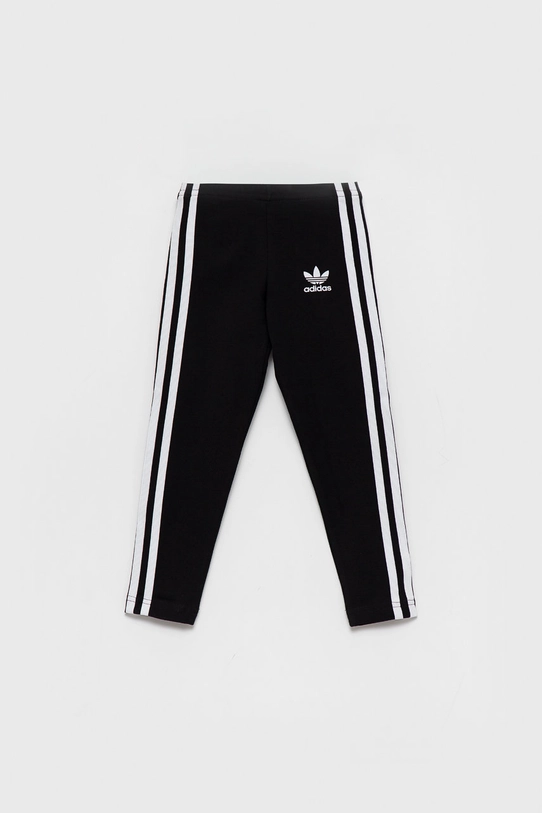 Дитячі легінси adidas Originals з еластаном чорний H25256