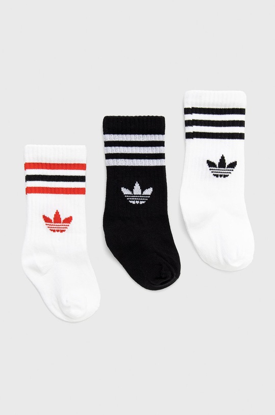 Παιδικές κάλτσες adidas Originals ψηλές κάλτσες λευκό H32442