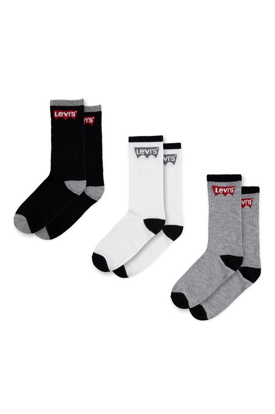 Levi's Skarpetki dziecięce (3-PACK) RL0079.CO.K czarny AW21