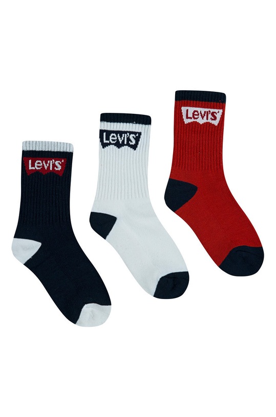 Dětské ponožky Levi's dlouhé ponožky námořnická modř WL0079.CO.K