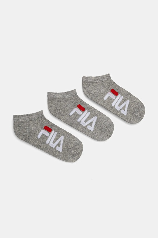 Fila Skarpetki dziecięce (3-pack) skarpetki krótkie szary F8199/3