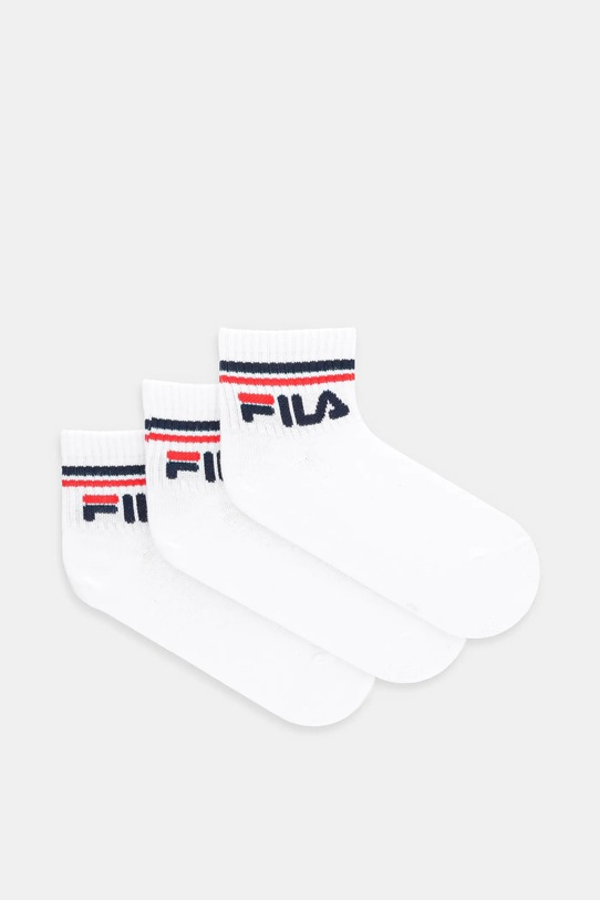 Dětské ponožky Fila (3-pack) krátké ponožky bílá F8338.