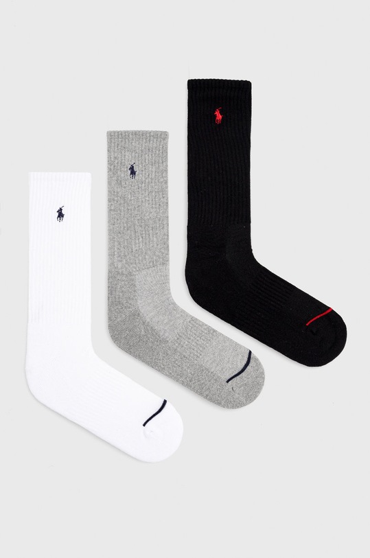 Polo Ralph Lauren Skarpetki (3-pack) 449799746001 gładkie multicolor 449799746001