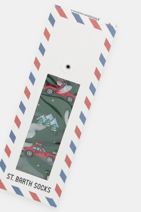 Odzież MC2 Saint Barth skarpetki SOX0001 zielony