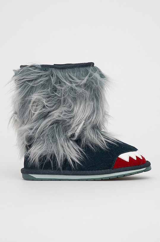 Παιδικές μπότες χιονιού Emu Australia Monster χωρίς φερμουάρ σκούρο μπλε K12619.Deep.Teal