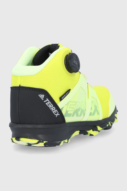 Chłopiec adidas TERREX Buty TERREX Boa Mid FX4091 FX4091 żółty