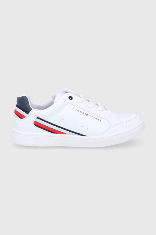 Topánky Tommy Hilfiger imitácia kože biela T3B4.31083.35.41