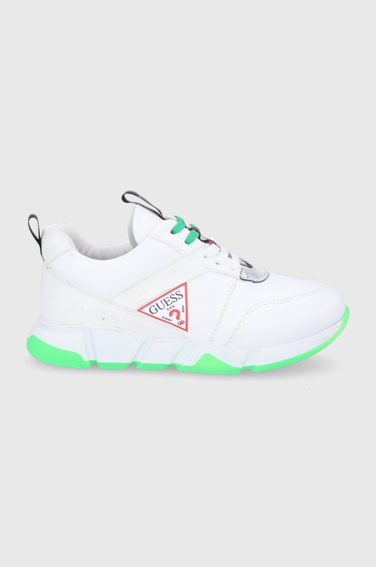 Guess Buty dziecięce imitacja zamszu biały FI7RIK.ELE12